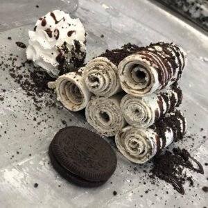 Helado Tailandés a la plancha hecho al instante
