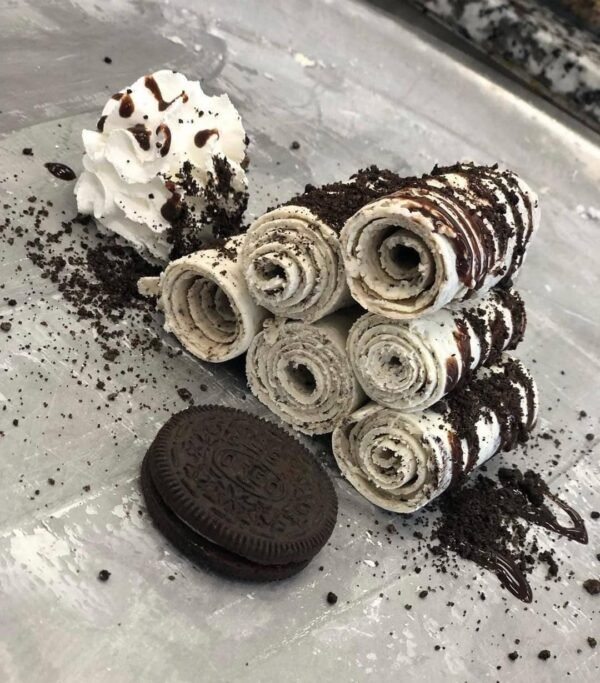 Helado Tailandés a la plancha hecho al instante